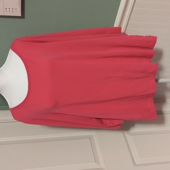Tori Richard Tops - XL Tori Richard long sleeve pink top shirt soft see desc holiday hides flaws